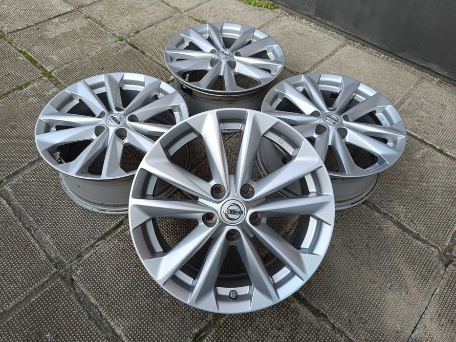 ОРИГИНАЛНИ джанти 17 '  цола 5x114,3 НИСАН Кашкай / NISSAN QASHQAI J10 J11 7J ET40 + ДАТЧИЦИ