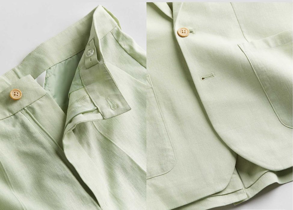 Новый костюм лен H&M, размер 10/12 лет