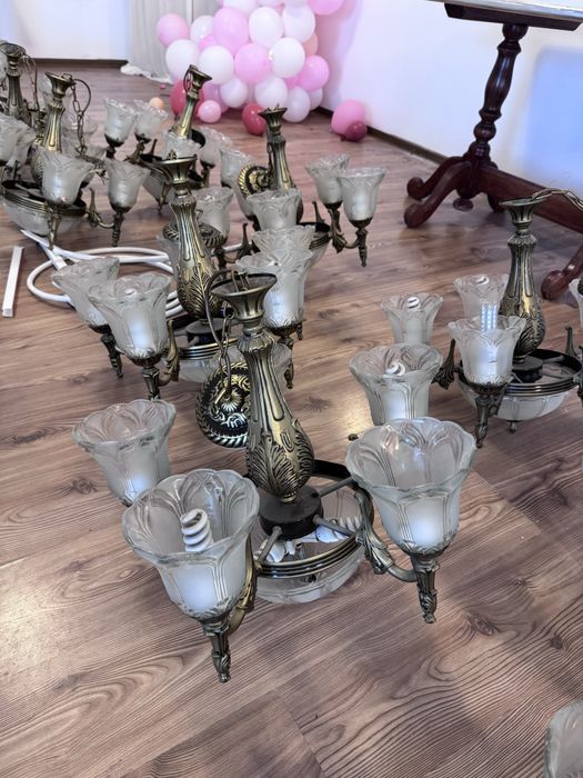 Lampa candelabru lustra vintigi