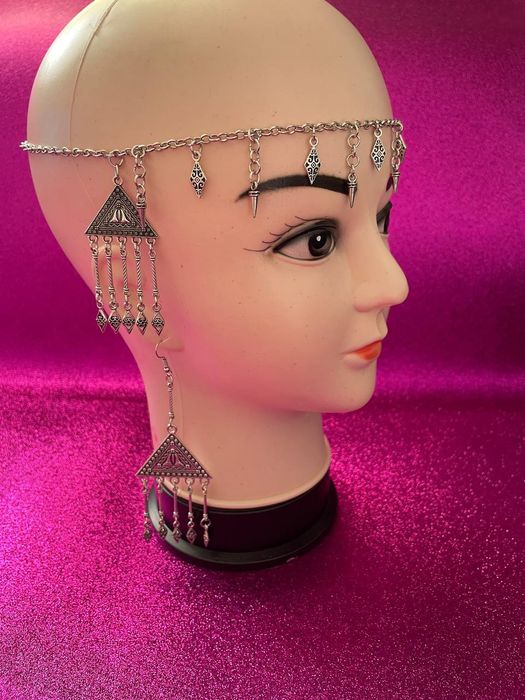 Шекелік шашбау сырға