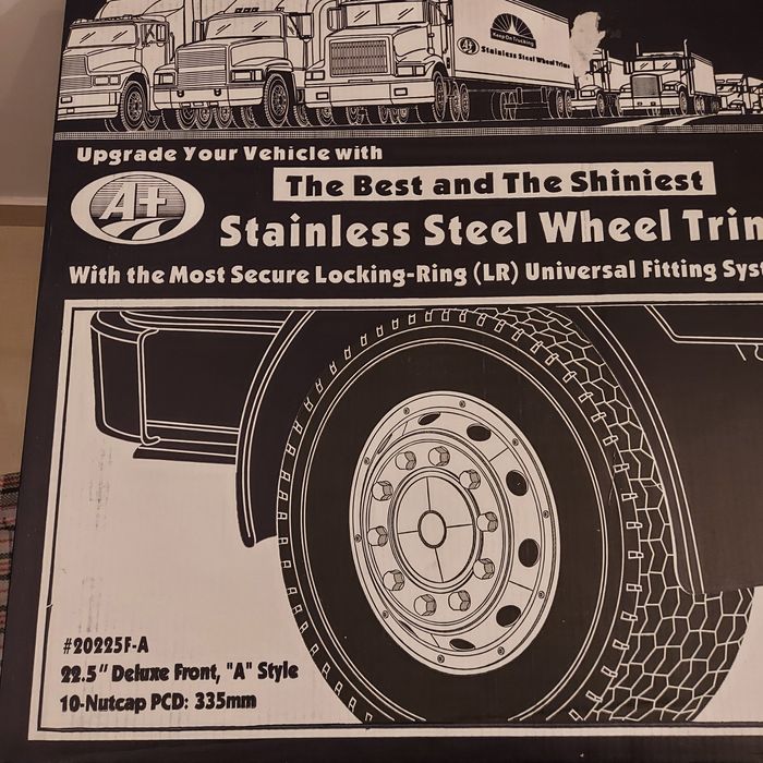 Set 2 capace Roți față  Camion/ Autocar , motricele