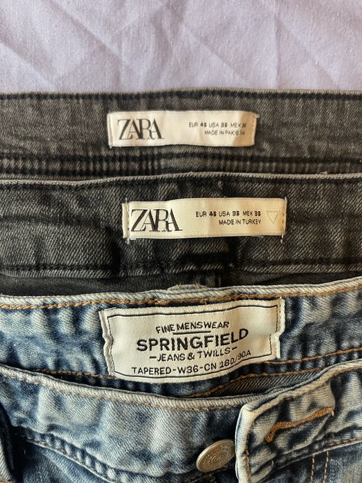 Lot blugi barbati zara/springfield 46
