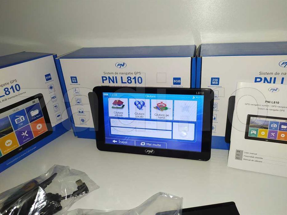 Gps auto-camion - ecran mare 7"-4 softuri camion-harti noi