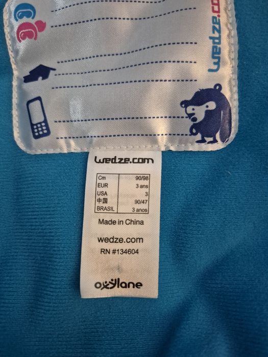 Зимен детски гащеризон Wedze