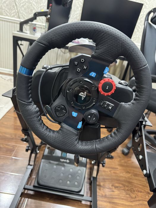Logitech G29 руль + shifter + стойка