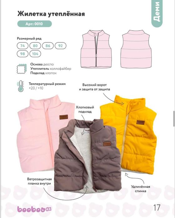 Детские безрукавки