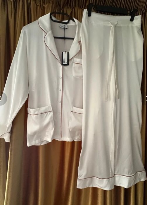 I.D Sarrieri Set Pijama Matase Luxury Cream Lounge