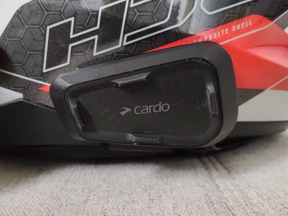 Casca motor HJC C70 + Cardo Bluetooth Headset