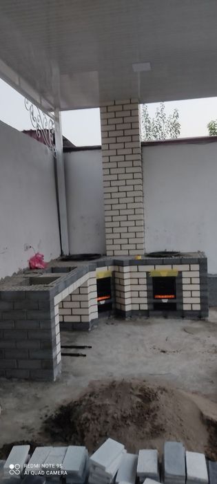 летняя кухня камин очаг барбекю тандыр