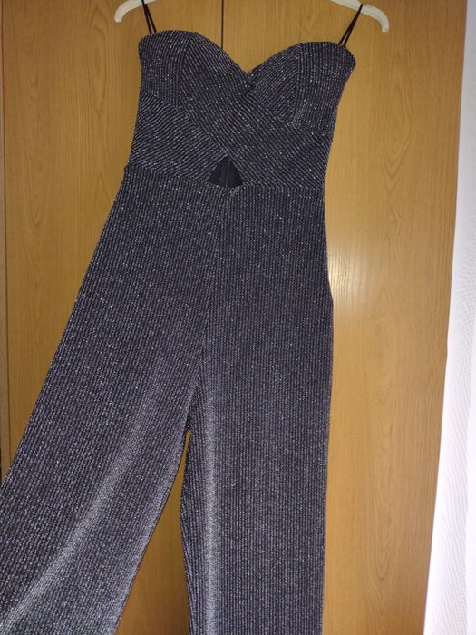 Salopeta eleganta cu glitter