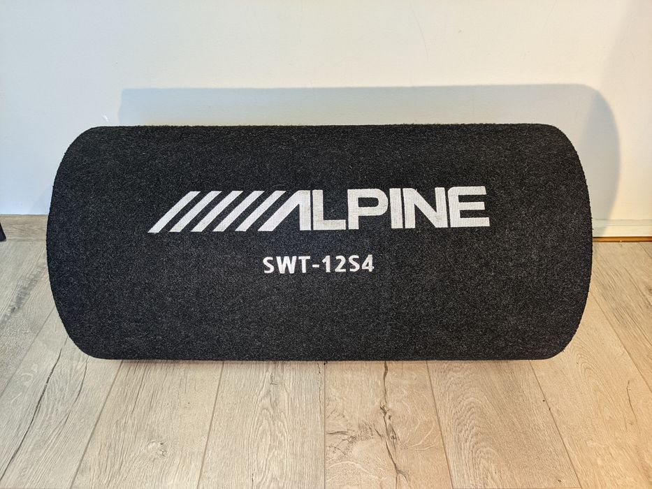 Kit subwoofer și amplificator auto alpine 300w RMS