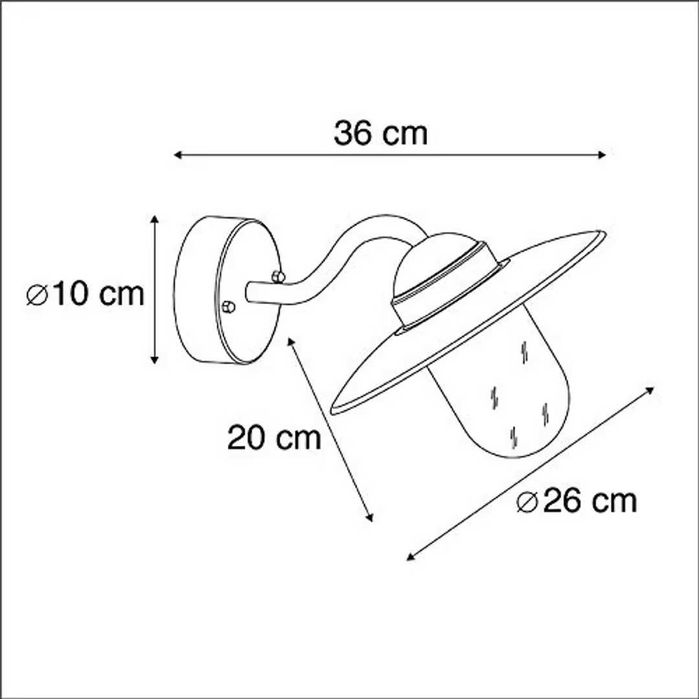 Lampa de perete exterior
