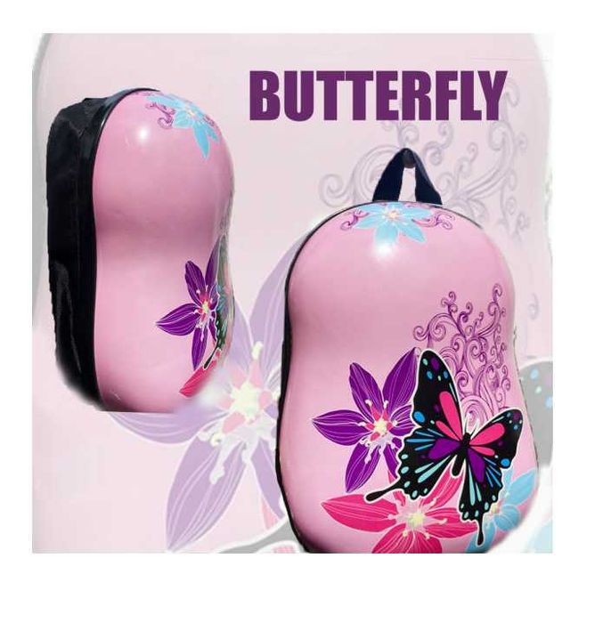 Комплект Mercado Trade, Куфар и раница, За деца, Пеперуди, Розов