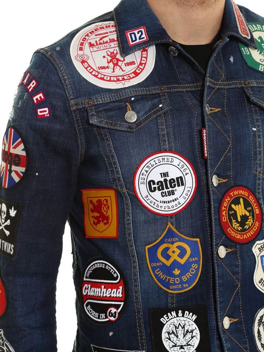 Dsquared2 patch denim jacket