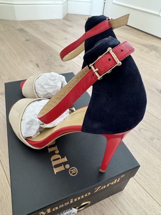 Дамски сандали на ток Massimo Zardi – размер 39 – НОВИ – с кутия