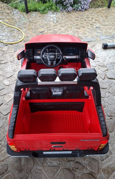 Masinuta electrica pentru copii M-Toys, cu telecomanda, Ford Ranger, Rosu