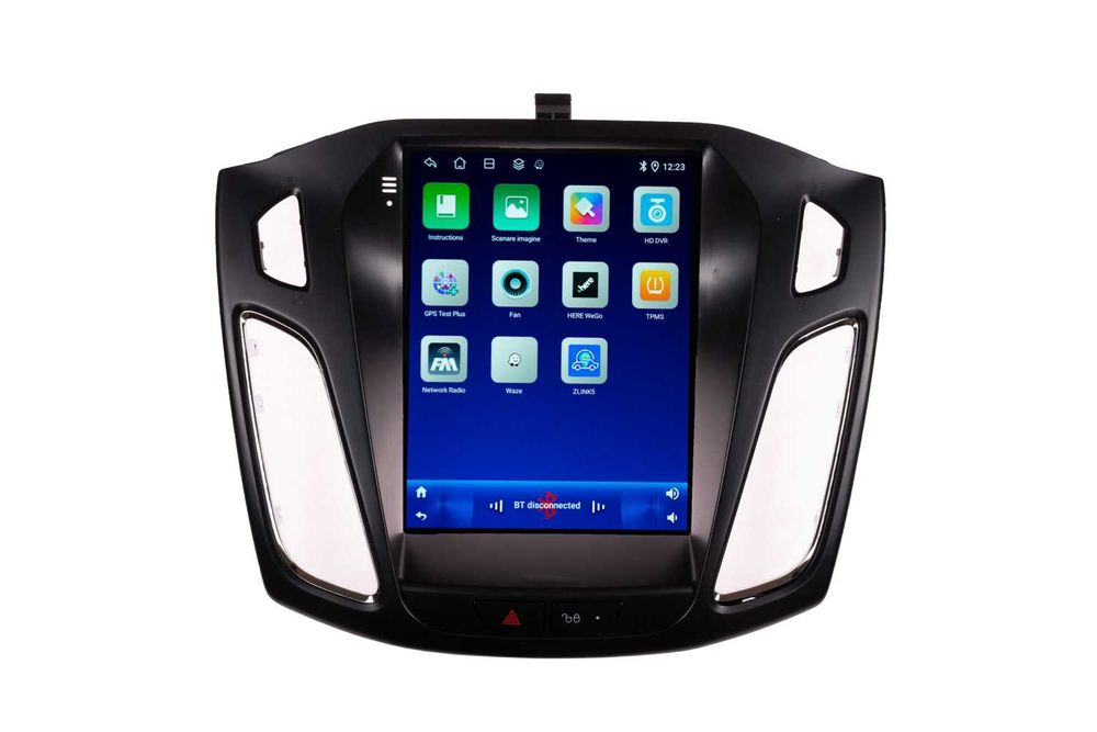 Navigatie Ford Focus 3 Tip Tesla Ecran Vertical , Carplay Wireless Android Auto + Camera