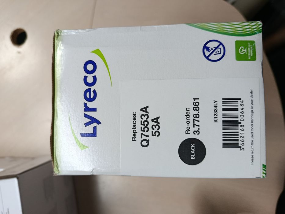 Toner Laser Lyreco Negru Nefolosit