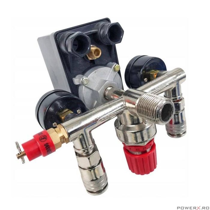 Presostat universal pentru compresor trifazic, 380V, reglabil, Verke