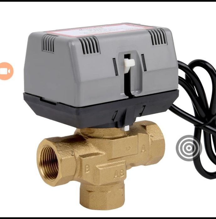 Клапан треходовой Honeywell +DN20,25