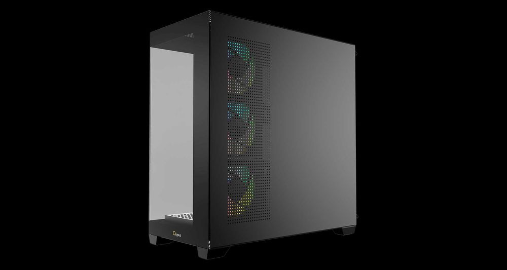 Корпус Ocypus Gamma C72 BK ARGB ATX/mATX/ITX 3xUSB