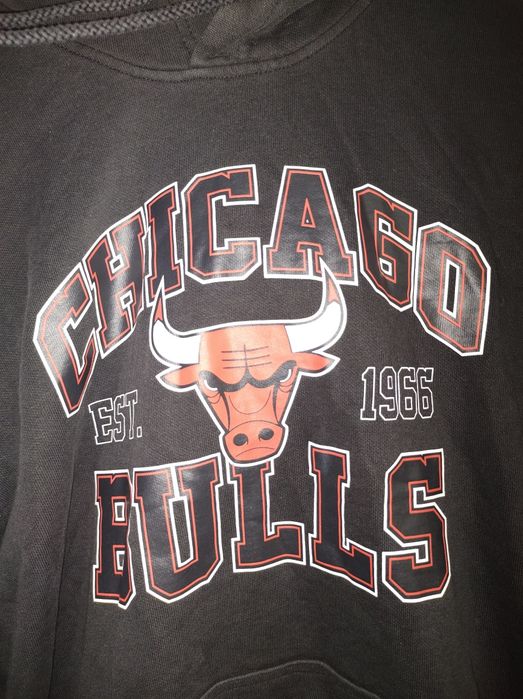 Hanorac de basket New Era cu Chicago Bulls (Sz S)