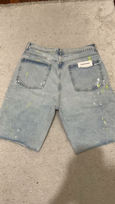 Голубые шорты zara