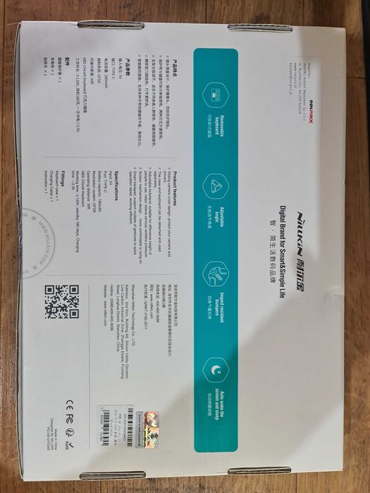 Husă cu tastatură Nillkin Bumper Combo pentru iPad – Nouă