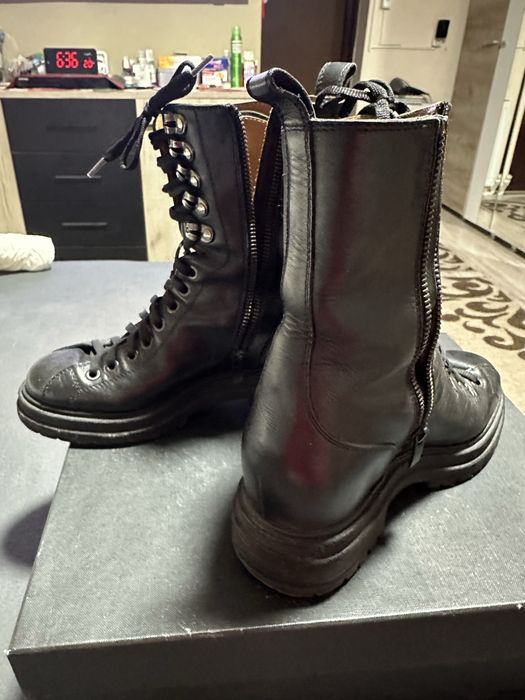 Ghete dama musette din piele