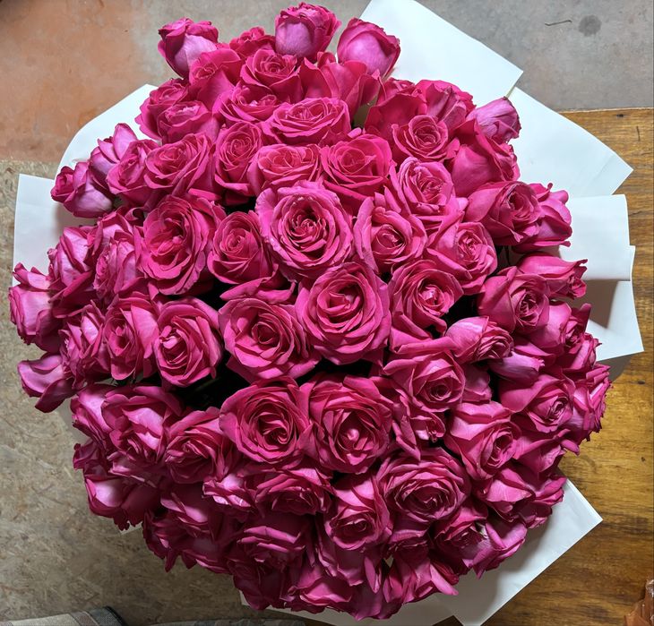 Букет цветов 101 роза