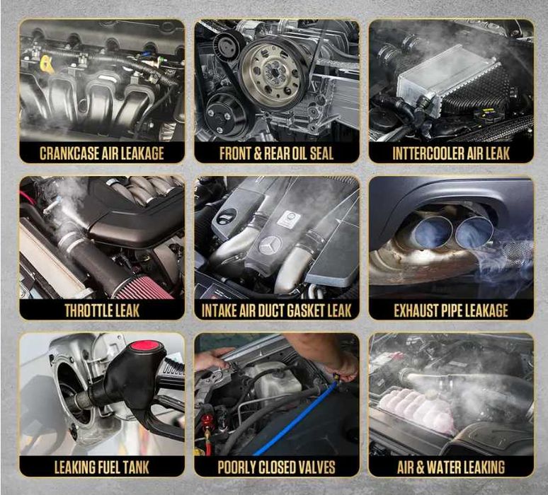 Устройство за пушек/дим за проверка на турбопътища