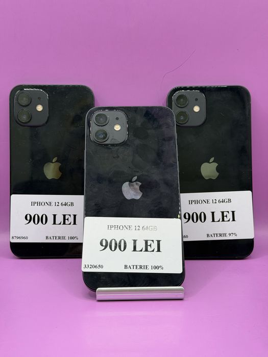 Iphone 12 64gb•amanet matei crangasi•3320