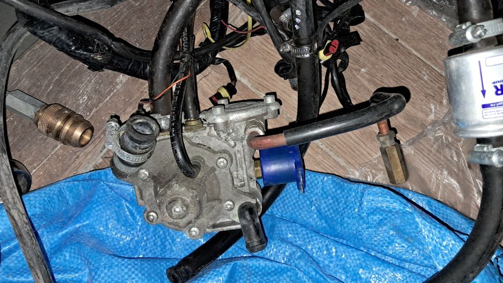 Instalatie gpl utilizata pe mercedes clk, fara butelie