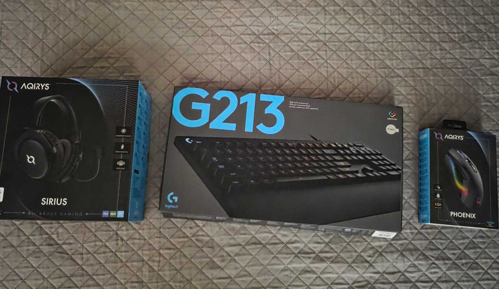 Set Mouse Tastatură și Căști