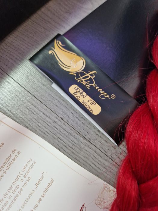 Coadă păr natural BuenoBia VIP 75cm! Extensie păr