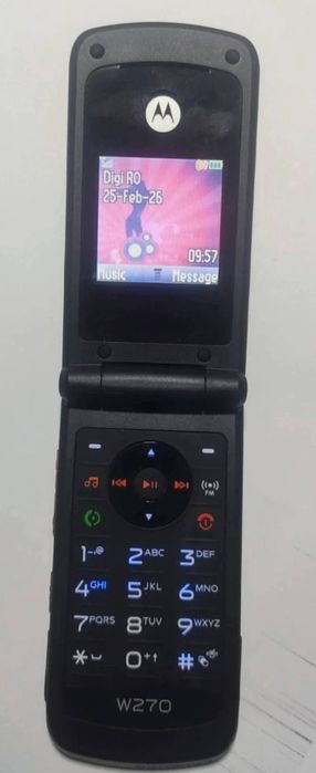 Motorola w270 full box ( decodat, nou)