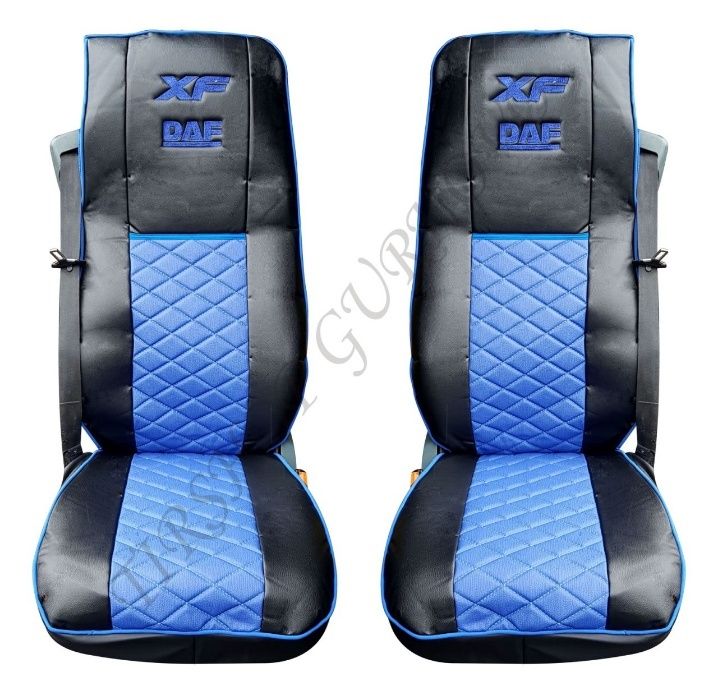 Висококачествени кожени тапицерии за DAF XF 106 с бродирано лого