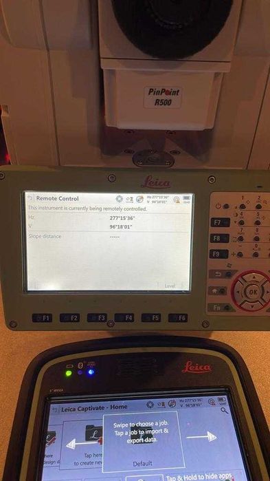 Statie totala Leica TS 16 cu controler / telecomanda CS 20