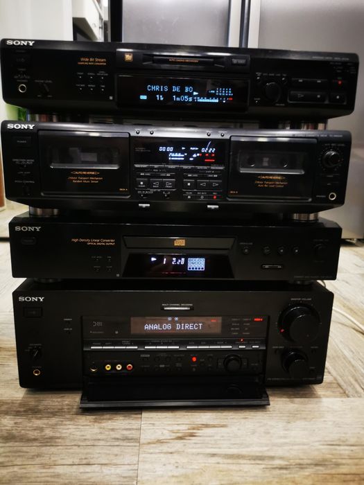 Linie Sony TA F630ESD  MDS JE500 CDP XE370 DVD NS300