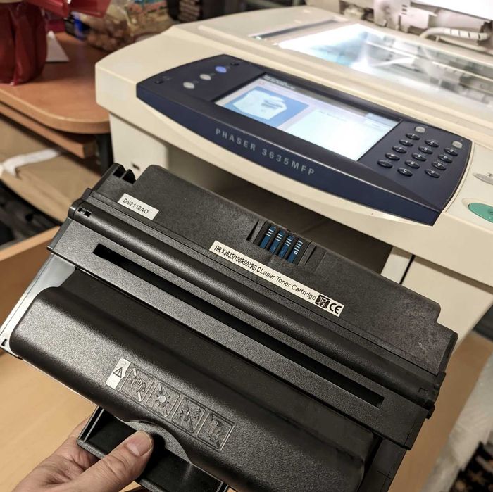 Xerox Phaser 3635 MFP мрежов лазерен принтер скенер с НОВА КАСЕТА 10к