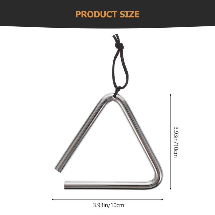 Triunghi instrument muzical percutie TR 4 copii