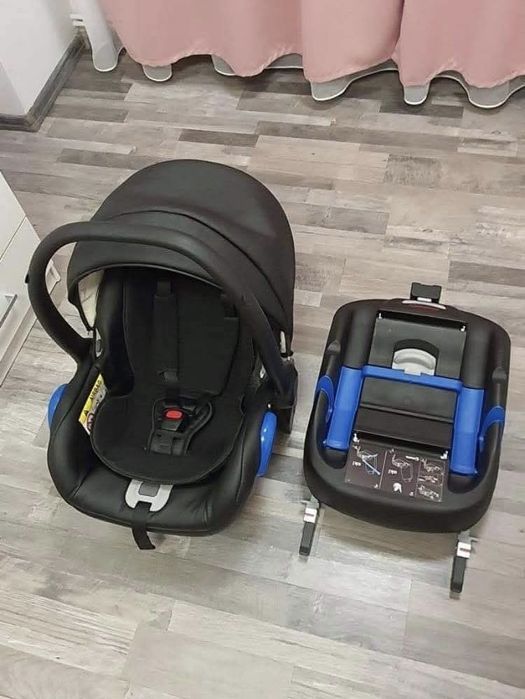 Vand carucior Krausman 3 in 1 roz pudra