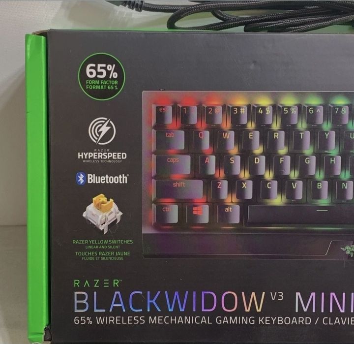 Tastatura de gaming Razer Black Widow V3 Mini HyperSpeed