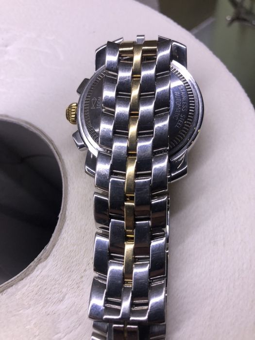 Baume mercier aur cu otel. Diametru 40