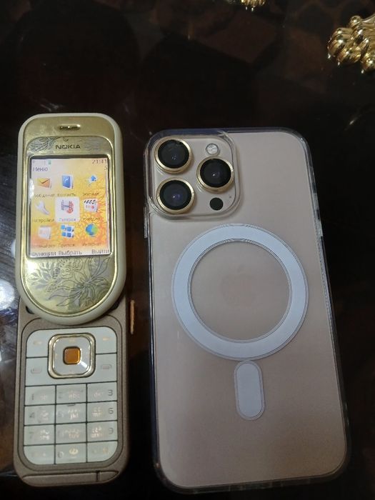 Assalom alekum telefon sotiladi Original Nokia 7370 Golden Flowers