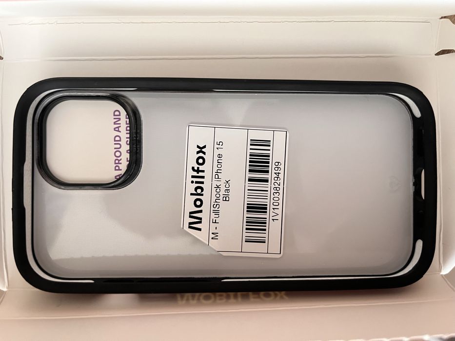 Husa Mobilfox Euro Black iPhone 15