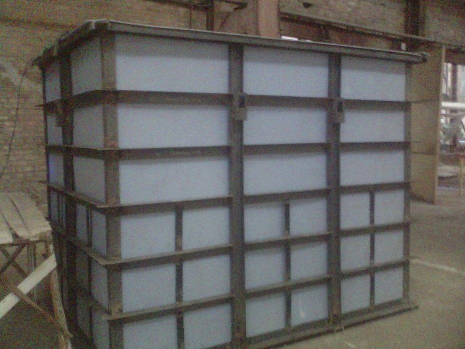 Гальванические ванны из полипропилена для хромирования, цинкования