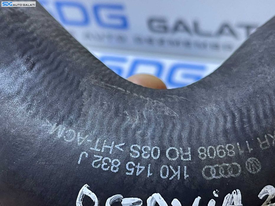 Furtun Conducta Presiune Aer Radiator Intercooler Skoda Octavia 2 1.8 TSI BZB CDAA CDAB 2004 - 2013 Cod 1K0145832J [D0420]