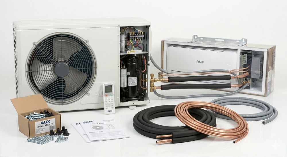 Кондиционер AUX 7/9/12/18/26/48 установка имееться,доставка бесплатно