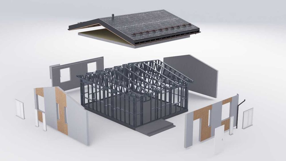 Дом из ЛСТК под ключ — IQONIQ Construction